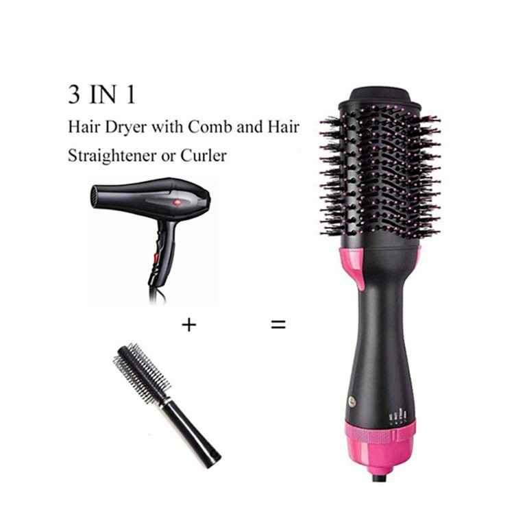 Negative ion hair straightener comb