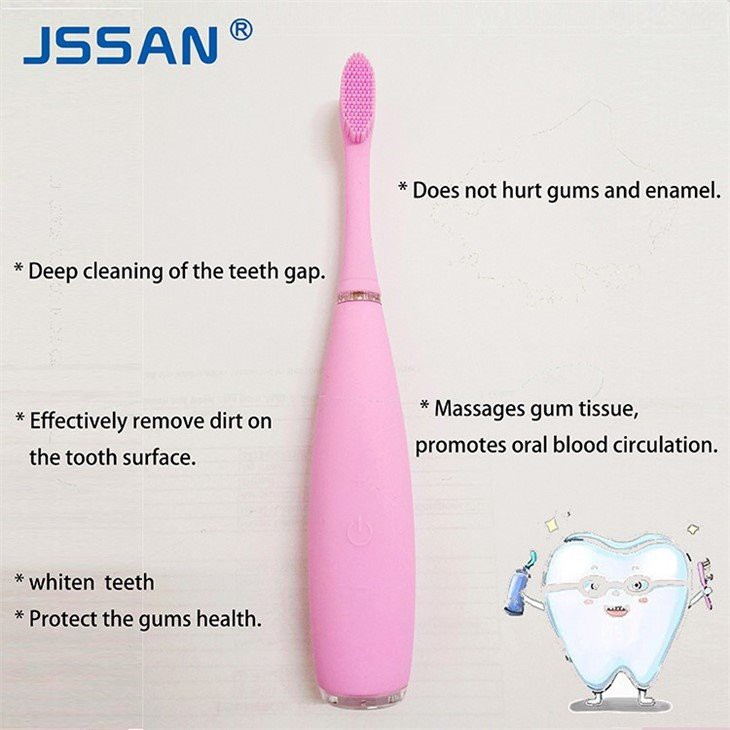 Childrens/kids silicone toothbrush